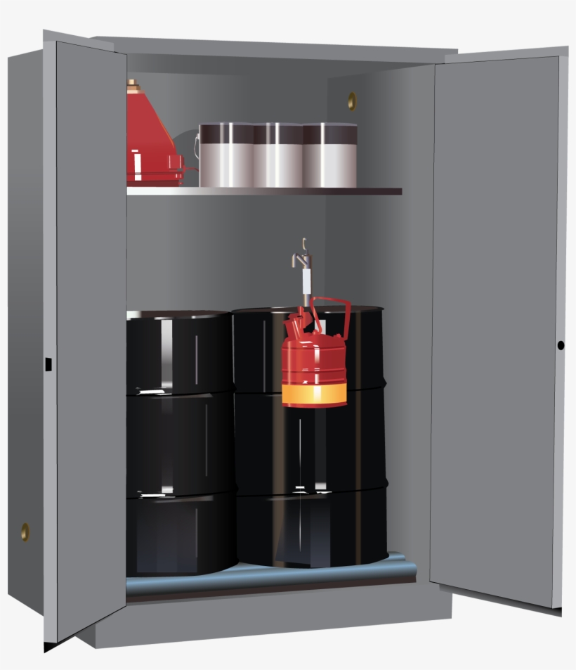 Sure-grip® Ex Vertical Drum Safety Cabinet And Drum - Door, transparent png #3888493