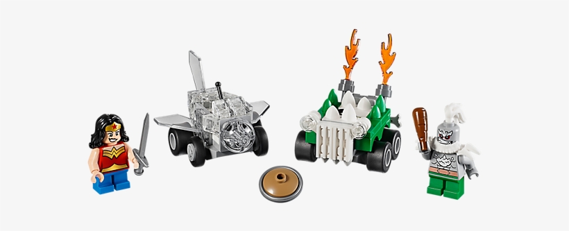 Wonder Woman Vs - Lego Super Heroes 76070 - Mighty Micros: Wonder Woman, transparent png #3888564