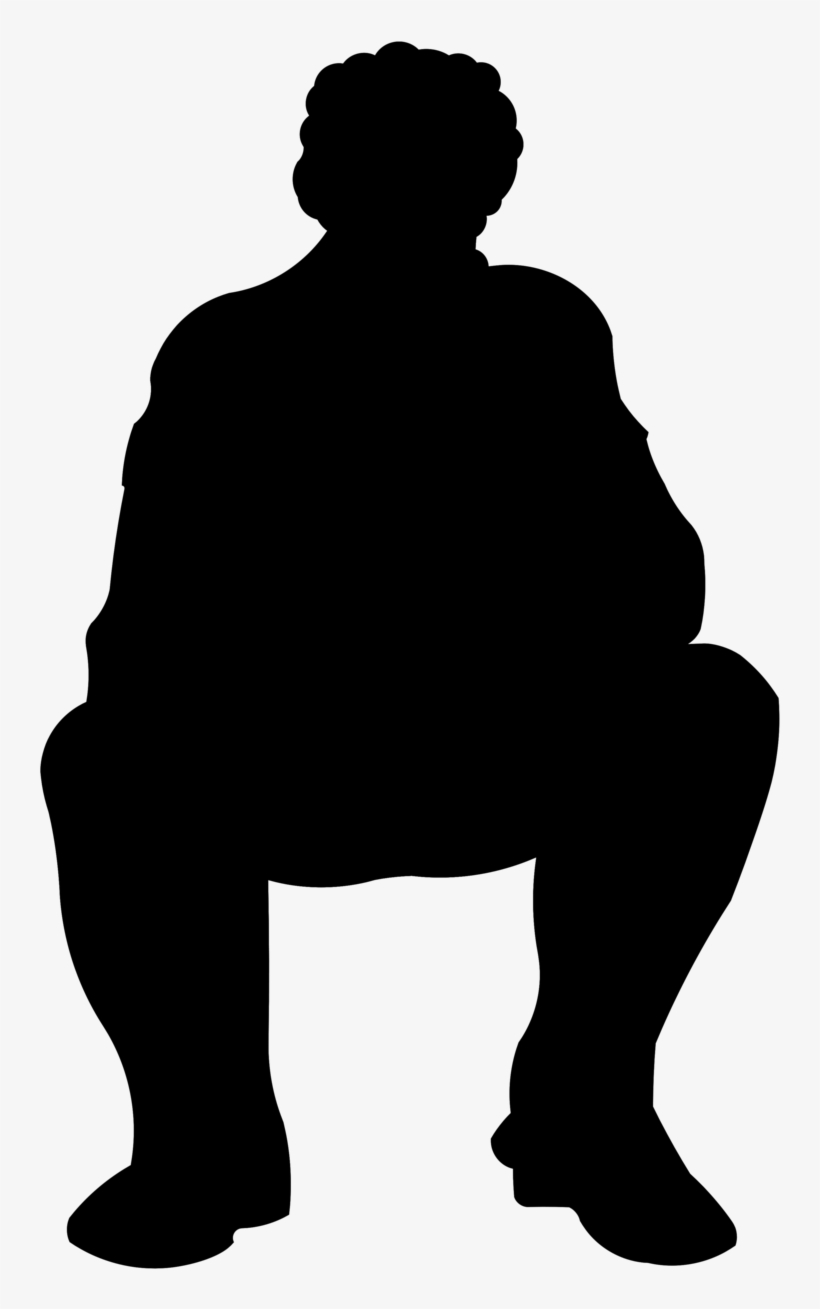 Silhouette On Pngheaven - Person Sitting Png Silhouette, transparent png #3888672
