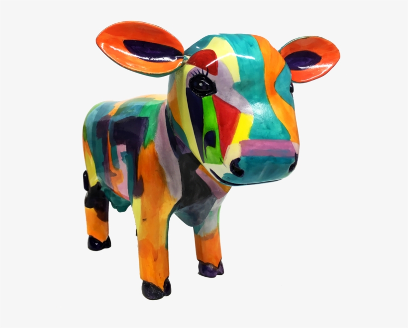 Beatrice Painted Sculpture - Animal Figure, transparent png #3889192