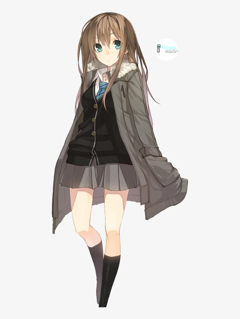 Scia Scripture - Anime School Girl Png, transparent png #3889227