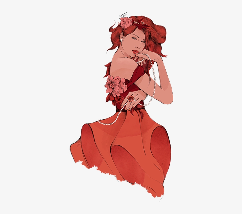 21 - Fiery Ruby - Illustration, transparent png #3889275