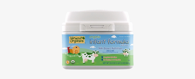 Our Vermont Organic Baby Formula Is In A New Package - Vermont Organics Baby Formula - Powder - 23.2 Oz, transparent png #3889560