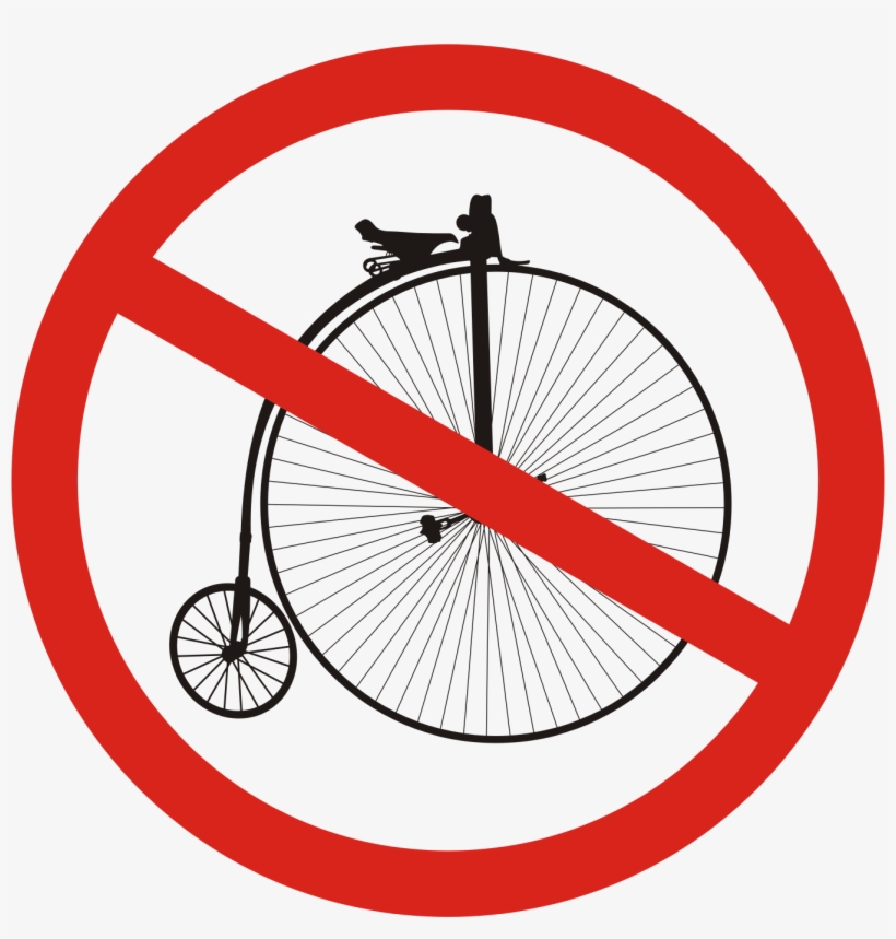 Free Download Penny Farthing Vintage Bicycle Penny - No Plastic Bags Png, transparent png #3889562