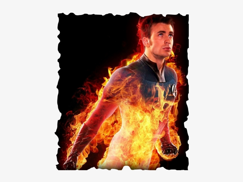 Human Torch - Fire Guy Fantastic 4, transparent png #3889775