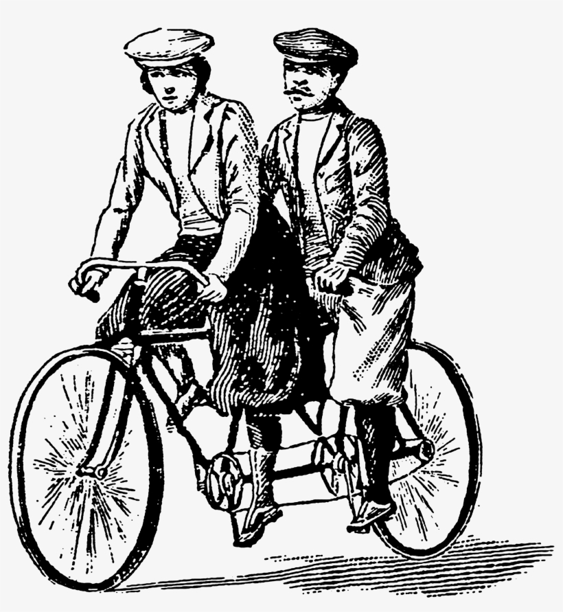 Bike Clipart Victorian - Victorian Age Clip Art, transparent png #3889849