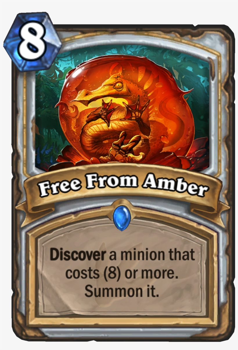 Enus Freefromamber - Hearthstone Free From Amber, transparent png #3889850