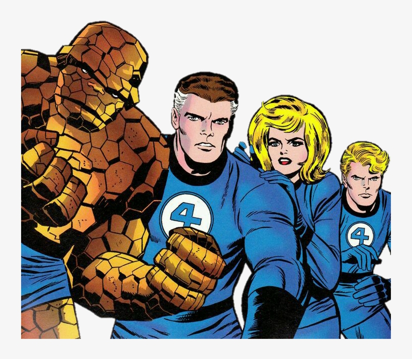 Fantastic Four Retro Clipart Jack Kirby Mister Fantastic - Fantastic Four Iron Fist, transparent png #3889998