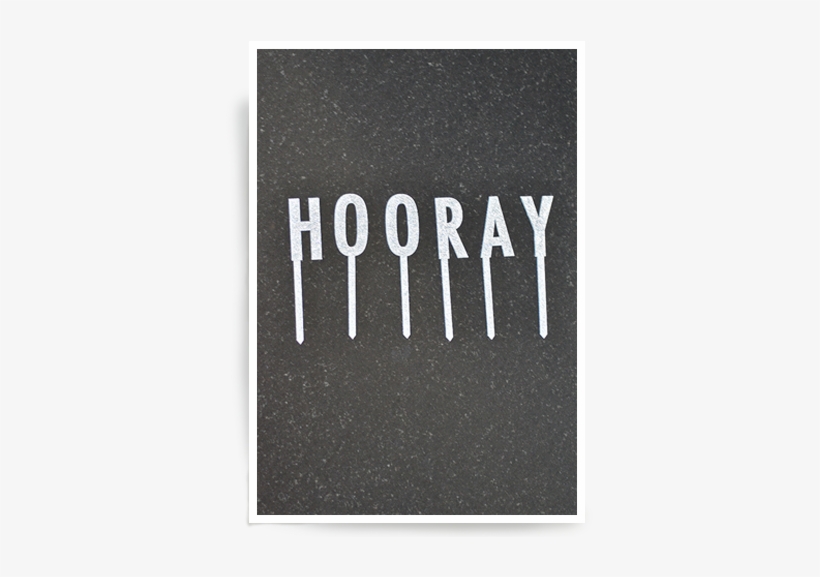 Hooray Letters - Poster, transparent png #3890361