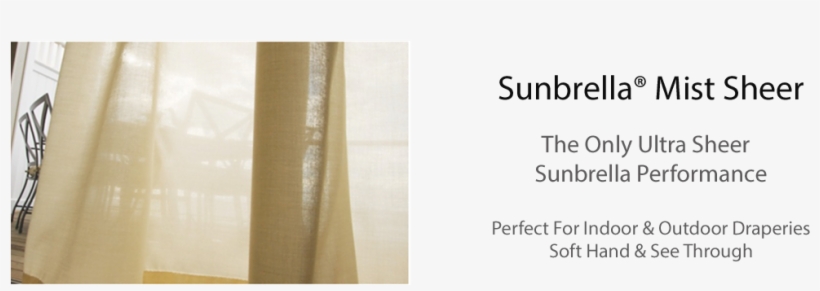 Sunbrella Mist Fabric - Dupioni, transparent png #3890511