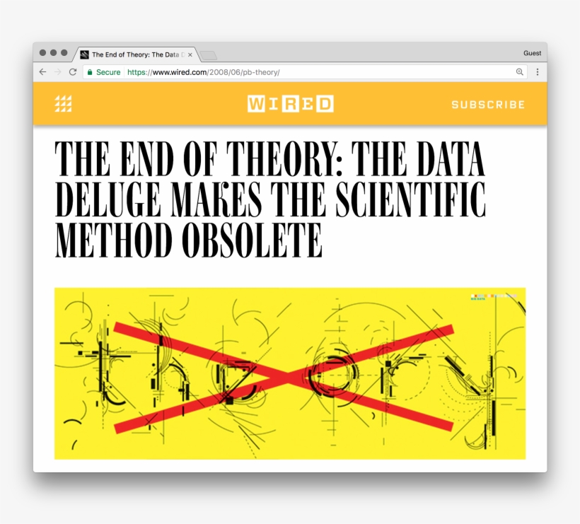 Url Credit - End Of Theory The Data Deluge Makes, transparent png #3890553