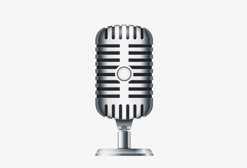 Vintage Microphone Png - Singing Mike Png File, transparent png #3890765