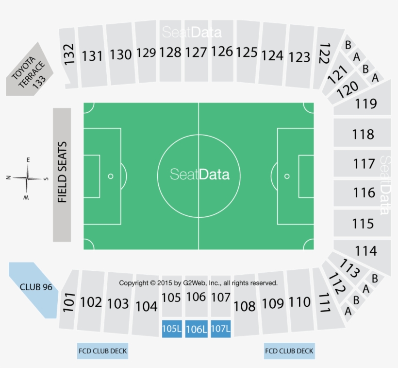 Click Section To See The View - Soccer-specific Stadium, transparent png #3891342
