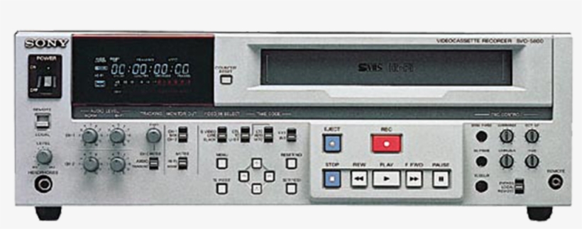Sony Svo 5800 S Vhs Editor Vtr - Sony Vhs Svo 5800, transparent png #3891424