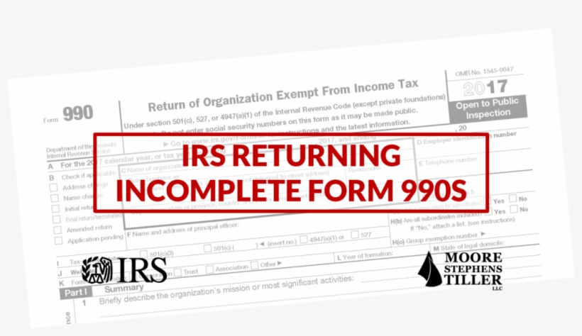 What You Should Know About Correcting 990s That Have - Irs, transparent png #3892753