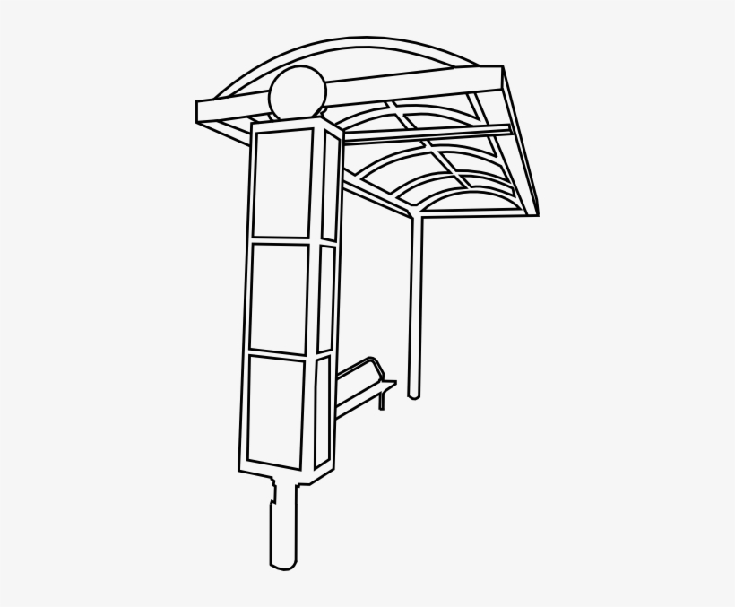 Draw A Bus Stop, transparent png #3893068