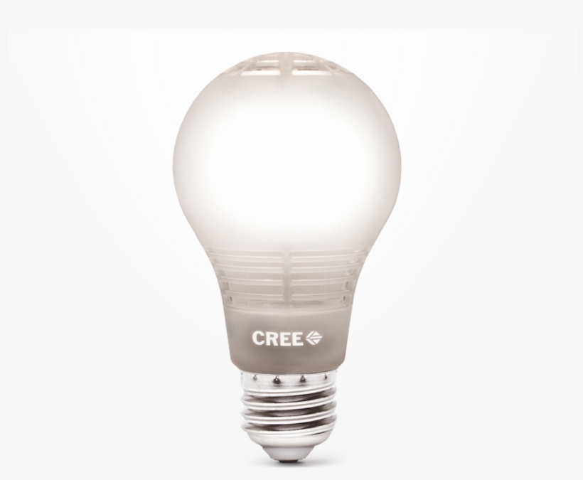 Living Green With Led Lighting World - Cree 40w Equivalent Soft White (2700k) A19 Led Light, transparent png #3893112