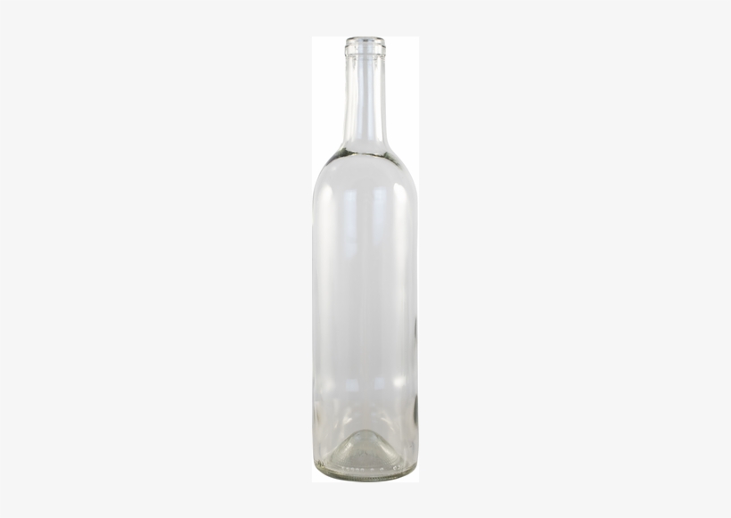 750 Ml Clear Bordeaux Wine Bottles - Bellissima Wine, transparent png #3893334