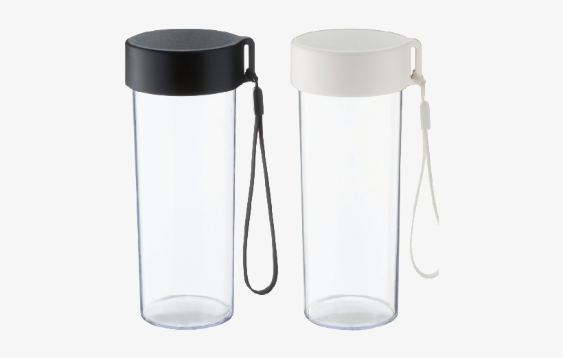 Clear Bottle With Strap - Bottle, transparent png #3893557