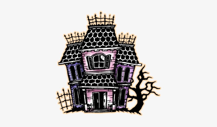 Drawlloween Day By Darksilvania On Deviantart - Haunted House Drawlloween, transparent png #3893663