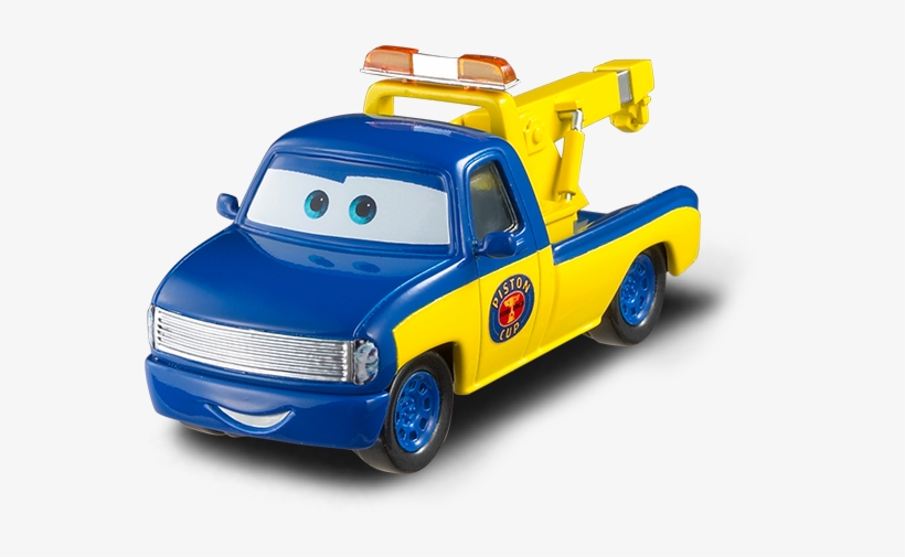 Racetowtrucktomlarge - Cars Piston Cup Tow Truck, transparent png #3893753