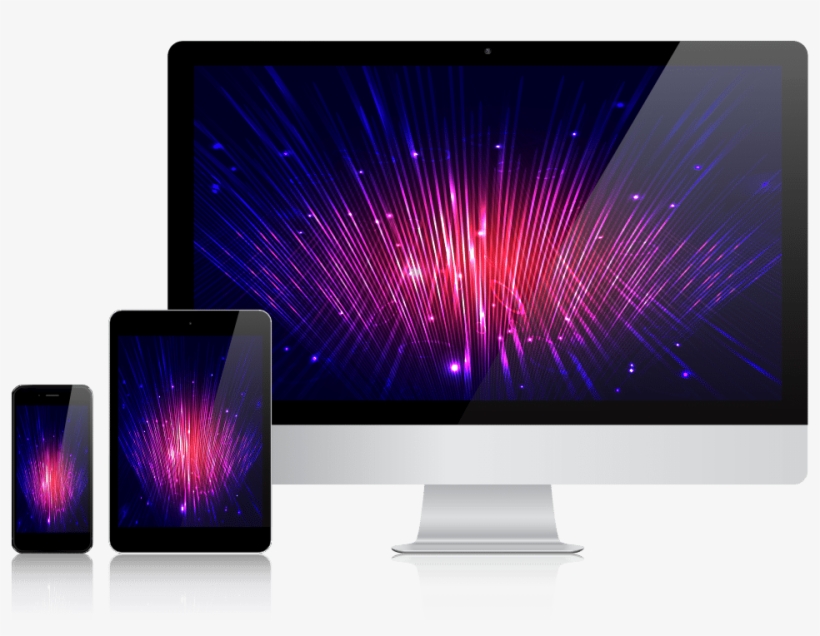 Mobile & Desktop Devices - Computer Monitor, transparent png #3893987