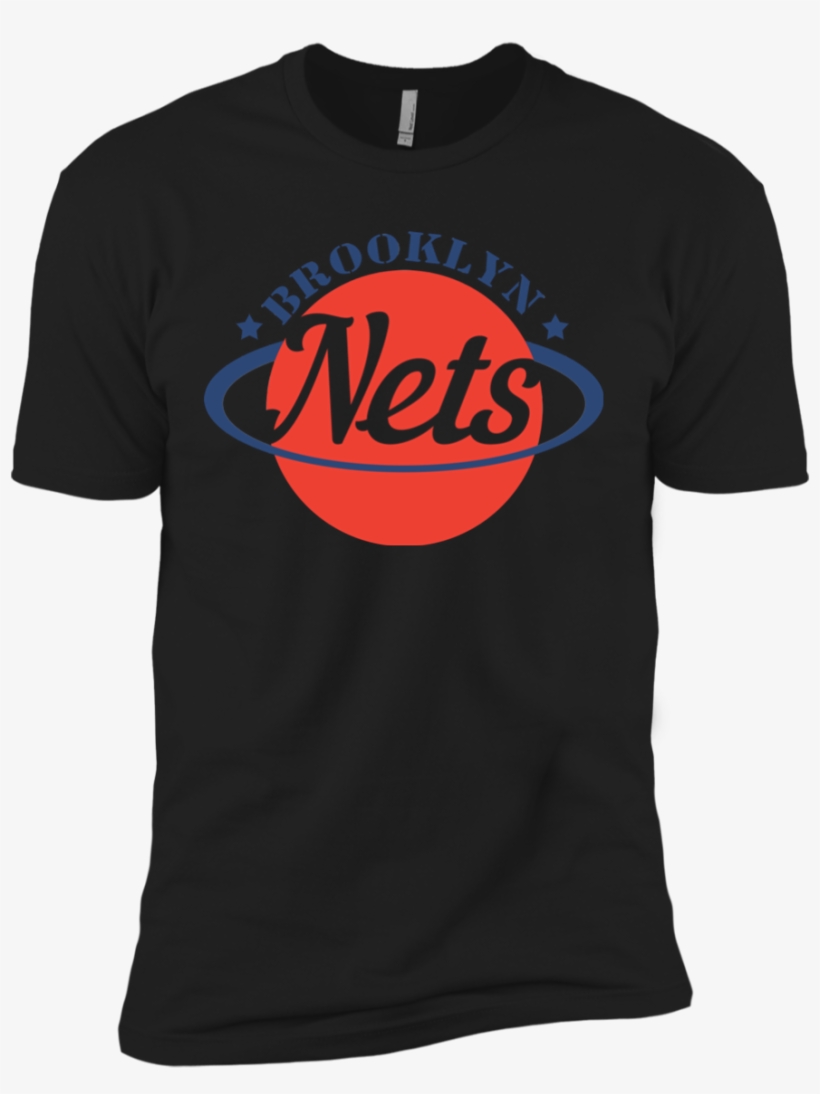 Brooklyn Nets T Shirt Nl3600 Next Level Premium Short - Supreme T Shirt 2018, transparent png #3894348