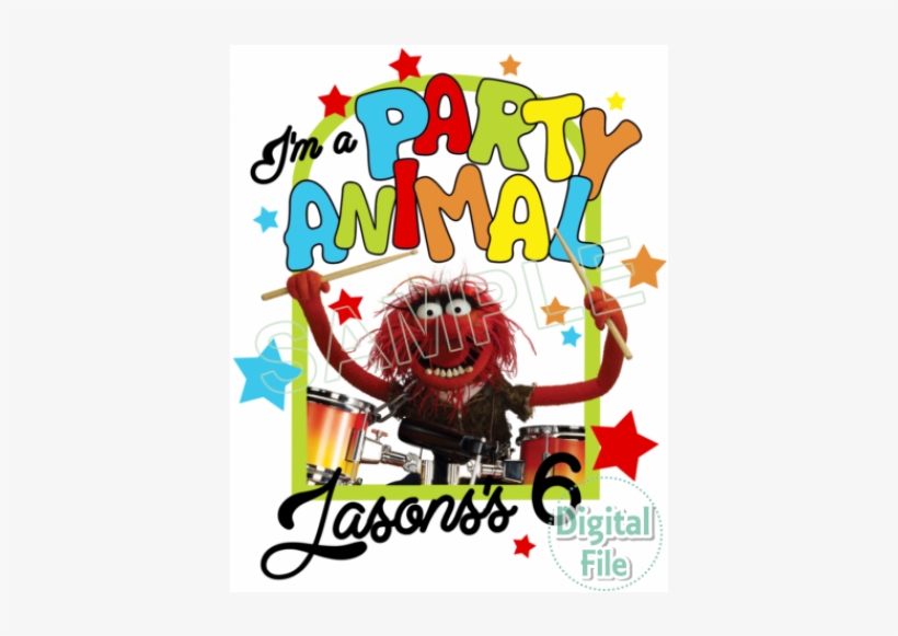 Muppets Sesame Street Party Animal Custom Personalized - Animal Iphone 5c Case, transparent png #3894648