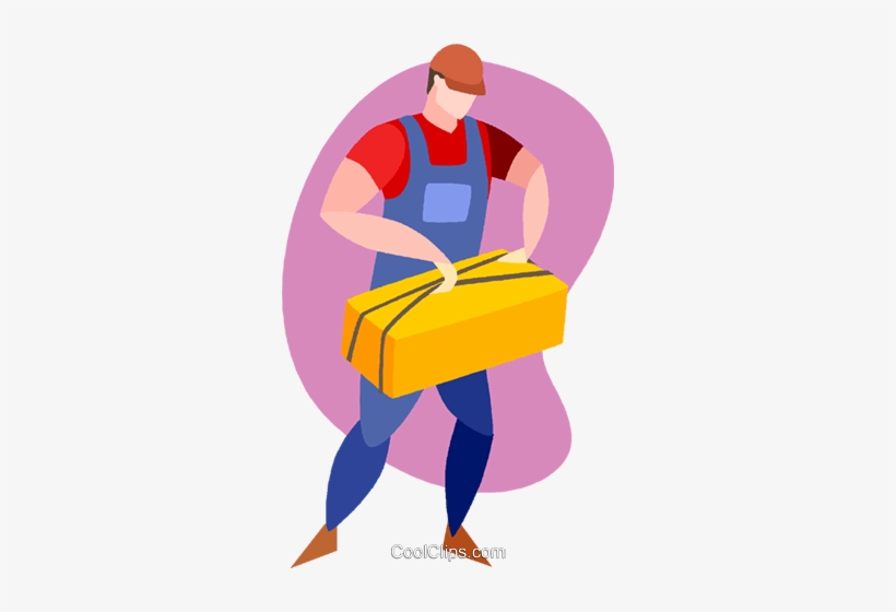Farmer With A Bail Of Hay Royalty Free Vector Clip - Diction, transparent png #3895512