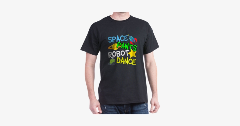 Space Pants Robot Dance T-shirt For The Funny Sketch - Custom Tee Shirt Art, transparent png #3895590