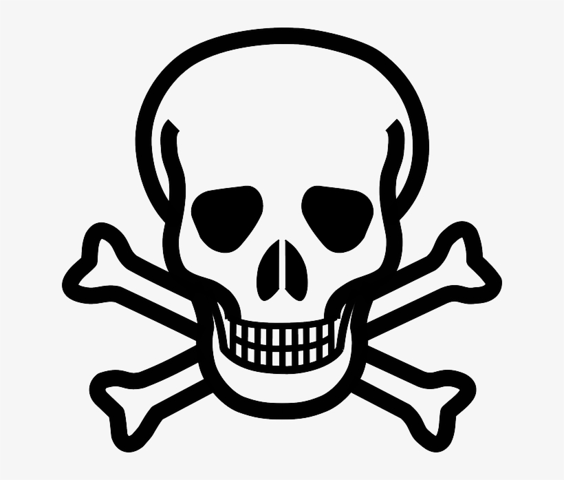 Drugs Are No Good For Anyone - Skull And Crossbones Silhouette Png, transparent png #3895946