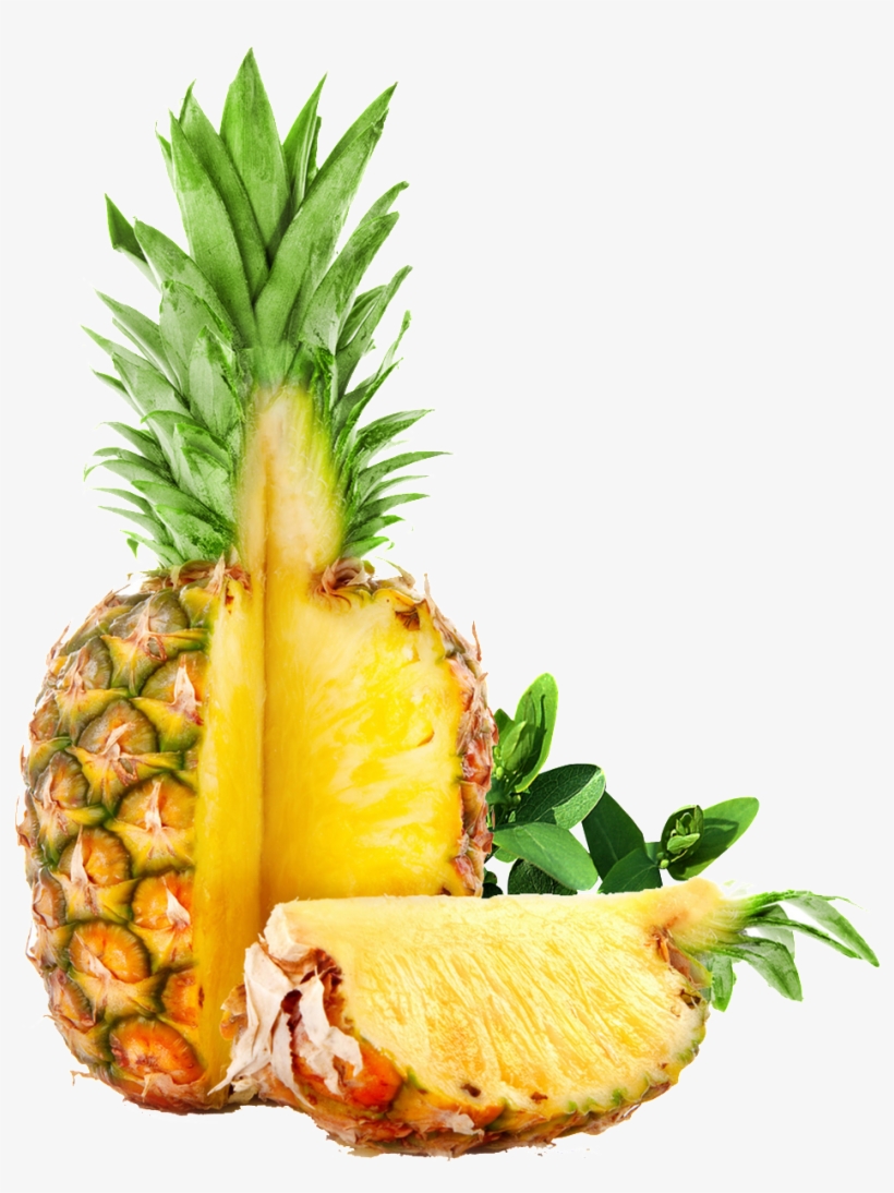 Realistic Color Pineapple Transparent Decorative - Pineapple Hd Png, transparent png #3895970