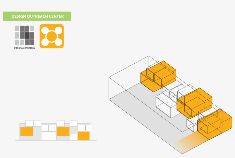 Into A Community College And Design Center, Specifically - Diagram, transparent png #3896038
