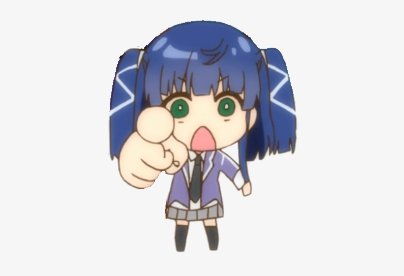 View Samegoogleiqdbsaucenao Hazuki Pointing At You - Anime, transparent png #3896128