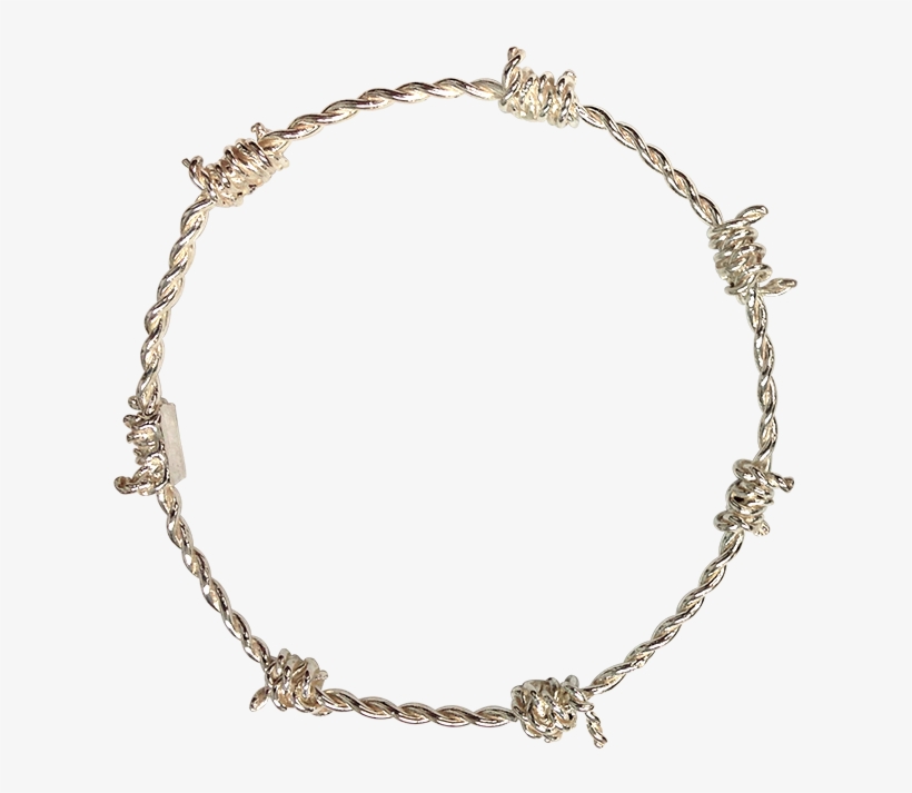 Barbed Wire Bangles // Individual - Necklace, transparent png #3896605