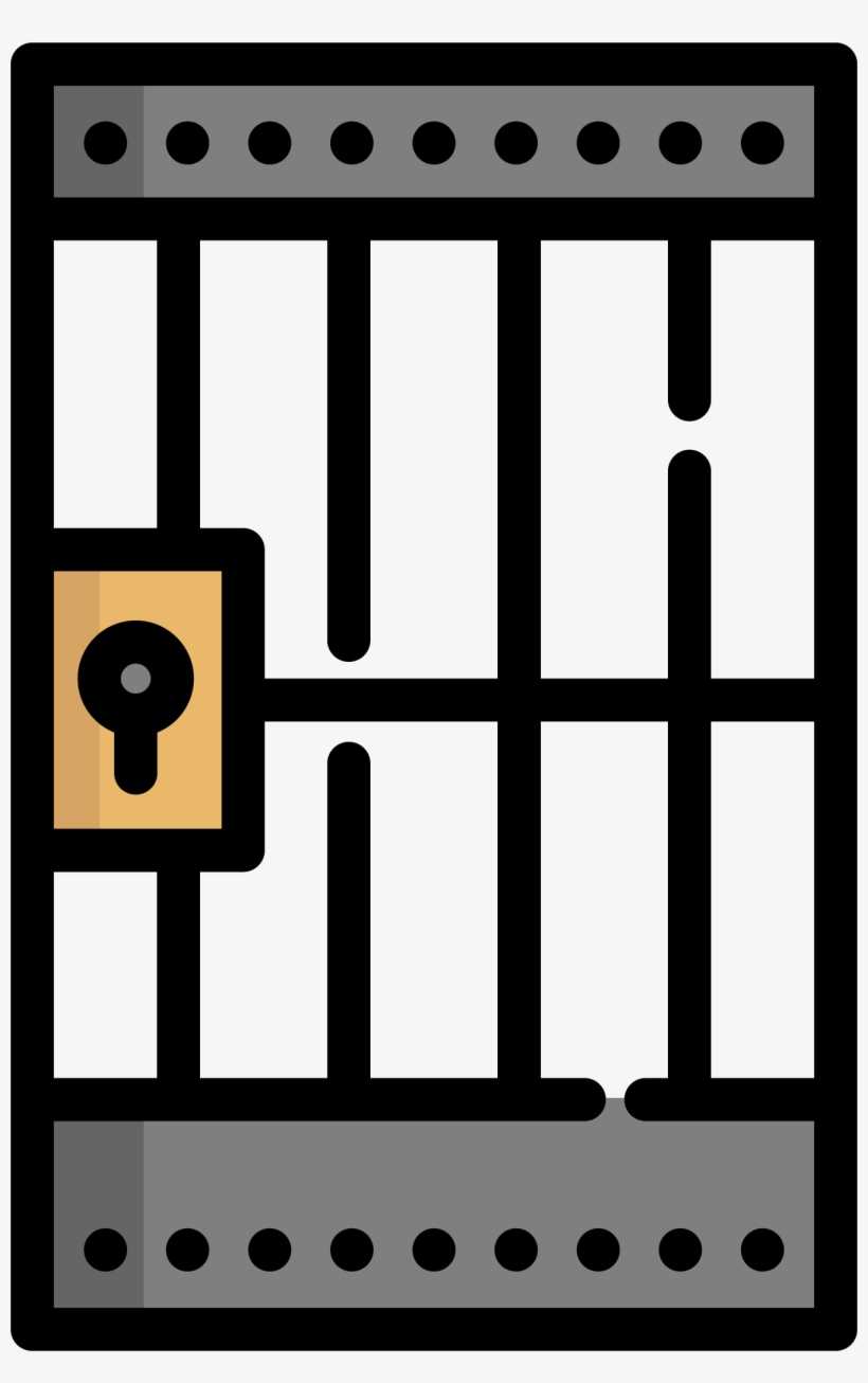 Prison Police Station No U - Rejas De Carcel Dibujo, transparent png #3896712