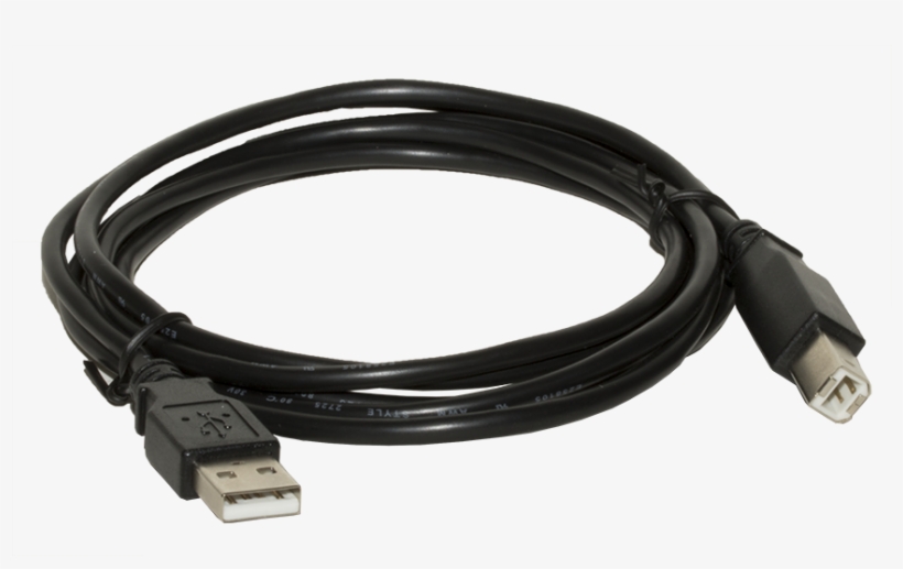 Usb Cable Double Shielded - Aux Cable Black Png, transparent png #3896783
