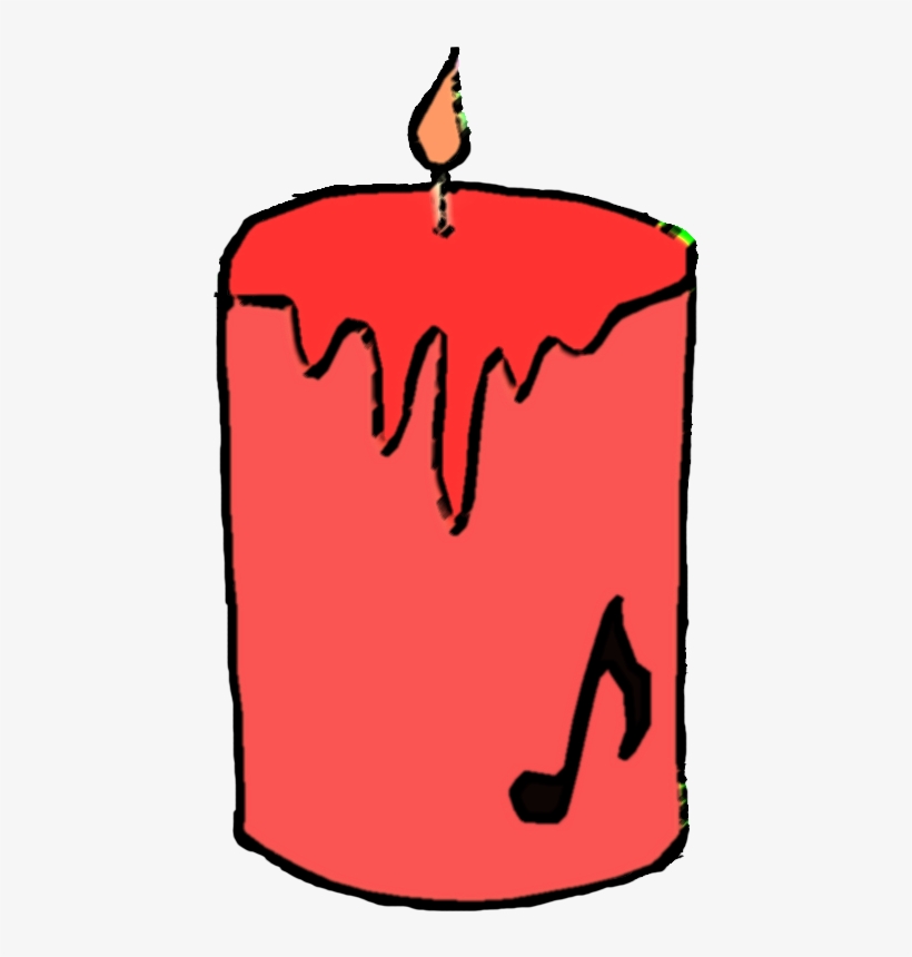 Melting Candle Clipart Simple Candle - Png Candle, transparent png #3897015