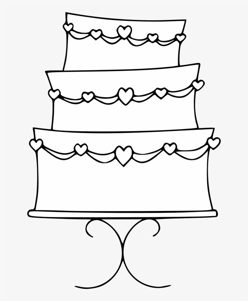 Wedding Cake Clipart - Clip Art Wedding Cakes, transparent png #3897100