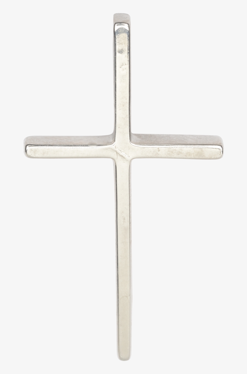 Thin Christian Polished Cross - Gold, transparent png #3897193