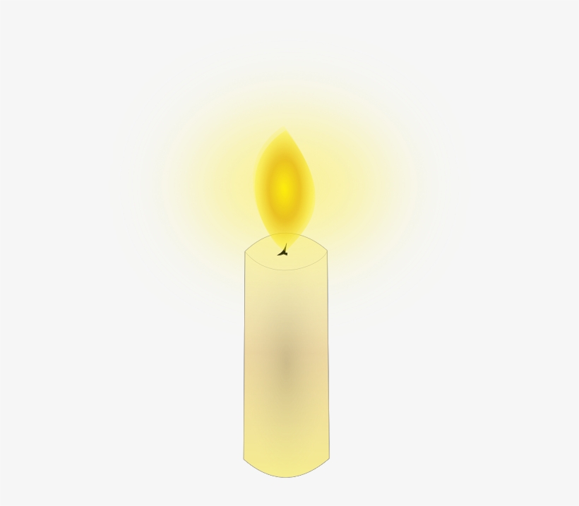 Lit Candle On Transparent Background - Candle, transparent png #3897349