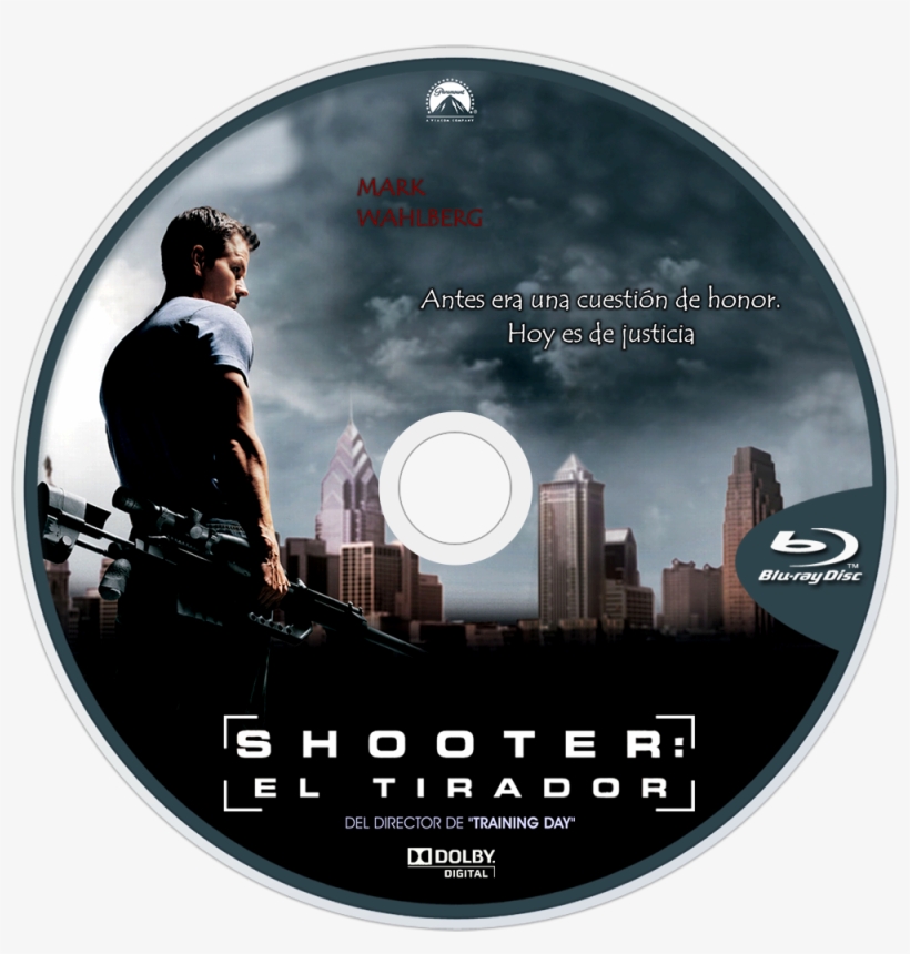 Shooter Bluray Disc Image - Shooter (2007) 11x17 Movie Poster (slovakian), transparent png #3897398