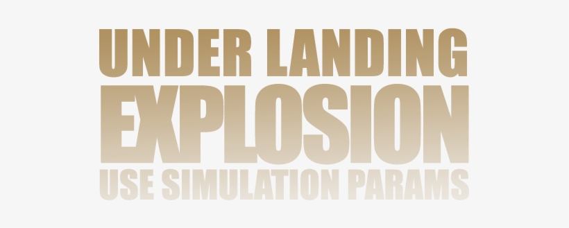 Under Landing Explosion - Poster, transparent png #3897672