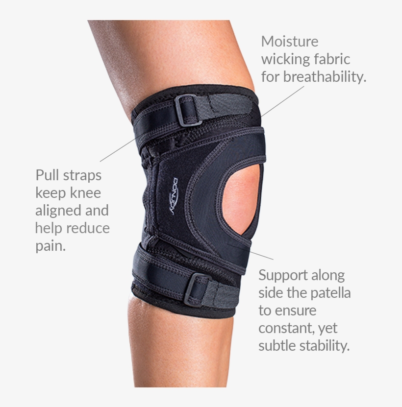 Product Details - Tru-pull Lite Patellar Knee Brace, transparent png #3898205