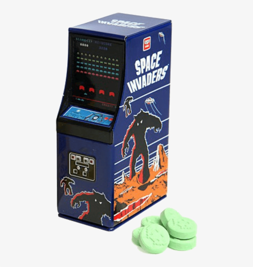 Space Invaders Arcade Candy Tin - Space Invaders Arcade Candy, transparent png #3898597