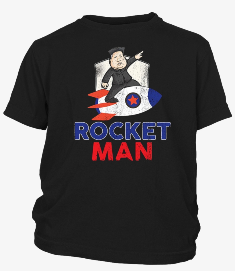 Rocket Man Kim Jong Un North Korea Funny Tee Shirt - Legends Are Born On 19, transparent png #3898619