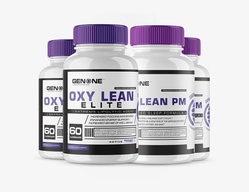 Gen One Nutrition- 2 Oxy Lean Elite & 2 Oxy Lean Pm - Oxy Lean Elite & Oxy Lean Pm (combo Deal), transparent png #3898825