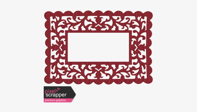 Ornate Wooden Frame - Placemat, transparent png #3898850