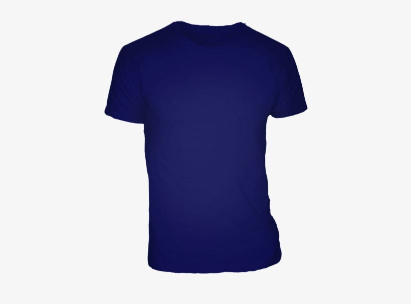 Navy Blue T-shirt For Men - Shirt, transparent png #3899295