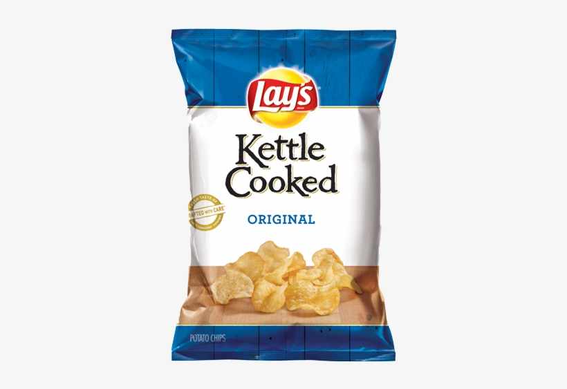 Kettle Cooked Original Potato Chips, Lay's - Kettle Cooked Jalapeno Chips, transparent png #3899499